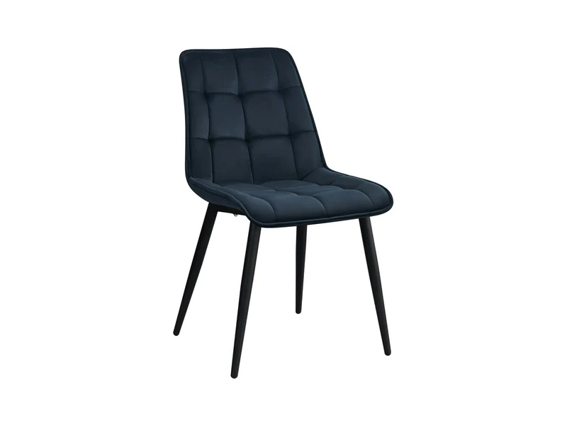 Tango Velvet Dining Chair – Upholstered with Contoured Back & Powder-Coated Metal Frame | 6 Colours