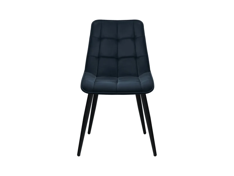 Tango Velvet Dining Chair – Upholstered with Contoured Back & Powder-Coated Metal Frame | 6 Colours