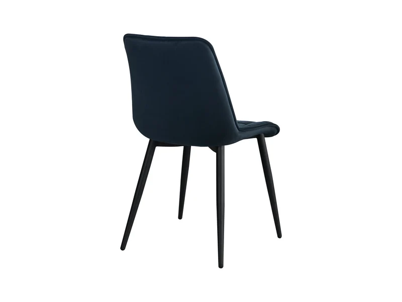Tango Velvet Dining Chair – Upholstered with Contoured Back & Powder-Coated Metal Frame | 6 Colours