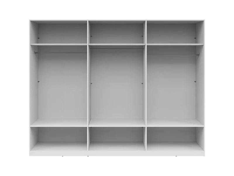 Herford 6-Door Wardrobe | White Matt | 270 cm