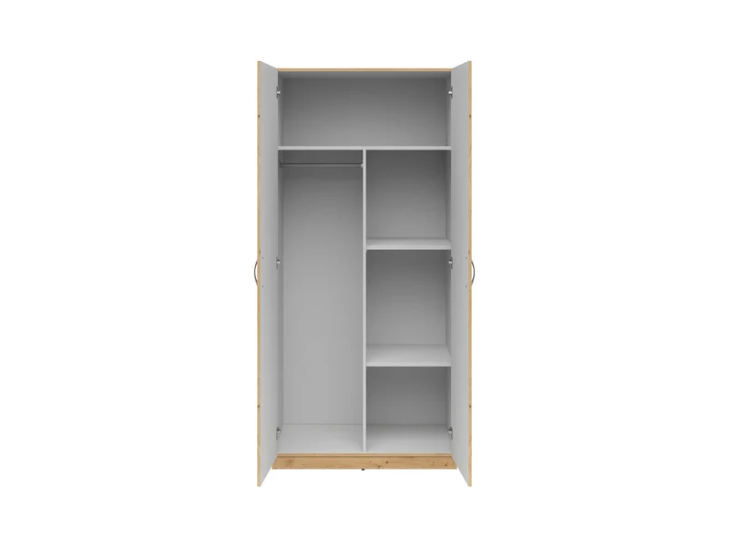 Casao 2-Door Wardrobe | Artisan Oak | 91 cm