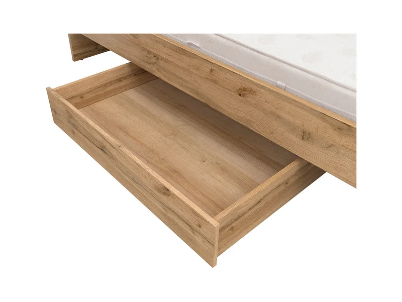 Zele Under-Bed Storage Drawer for 90 cm Bed – Wotan Oak