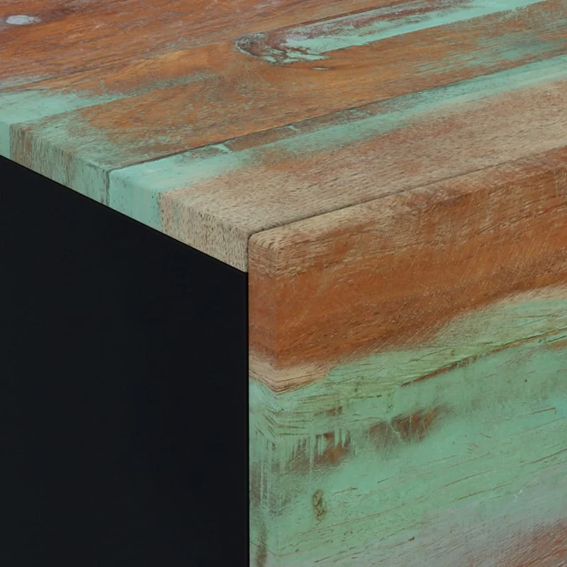 Nachttische 2 Stk. 40x33x46 cm Altholz Massiv