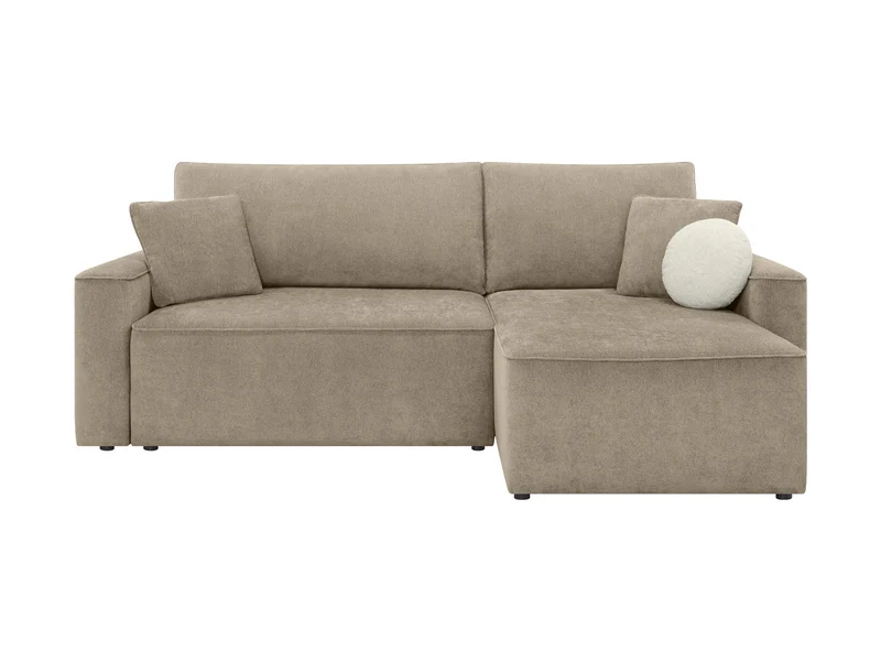 Loretto Universal Corner Sofa Bed with Storage – Taupe | Pet-Friendly Fabric | 217×135 cm