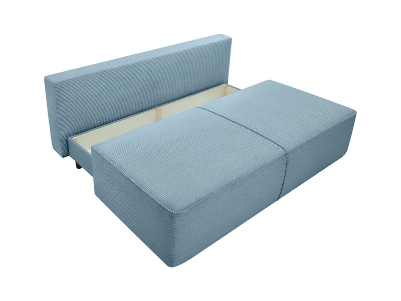 Meloria — 3-Seater Sofa Bed with Storage | Corduroy Lincoln LN70 | 195×153 cm
