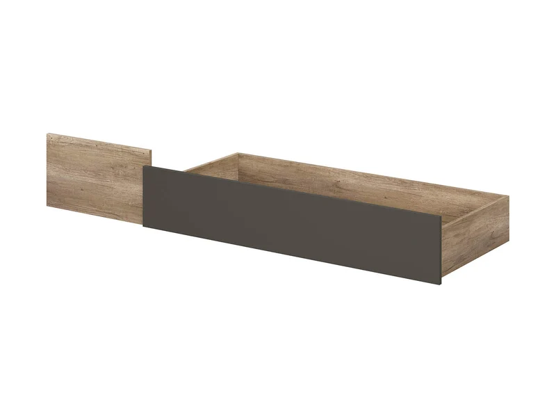 Malcolm Under-Bed Drawer for 120 cm Bed – Monument Oak / Tungsten Grey | Youth Bedroom Storage