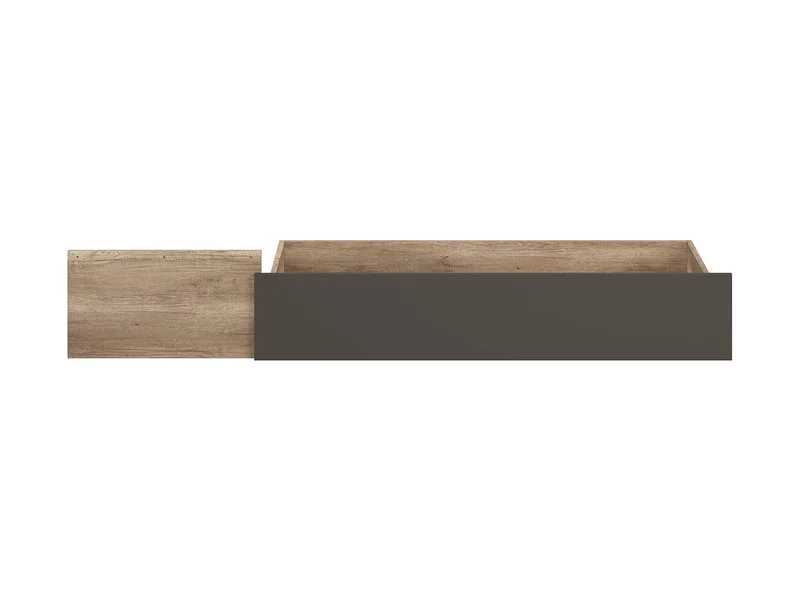 Malcolm Under-Bed Drawer for 120 cm Bed – Monument Oak / Tungsten Grey | Youth Bedroom Storage