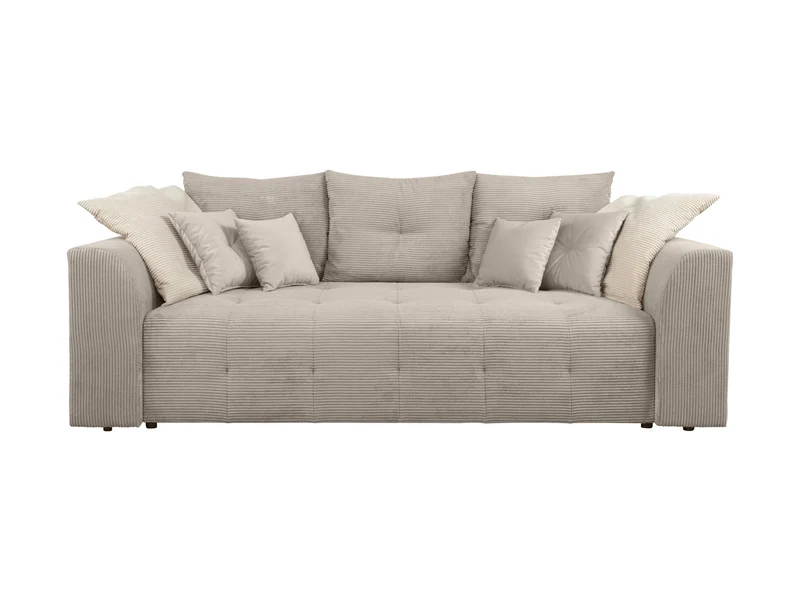 Royal IV Sofa Bed 247 cm – Black | DL Mechanism, 158×195 cm Sleeping Surface & Bedding Storage