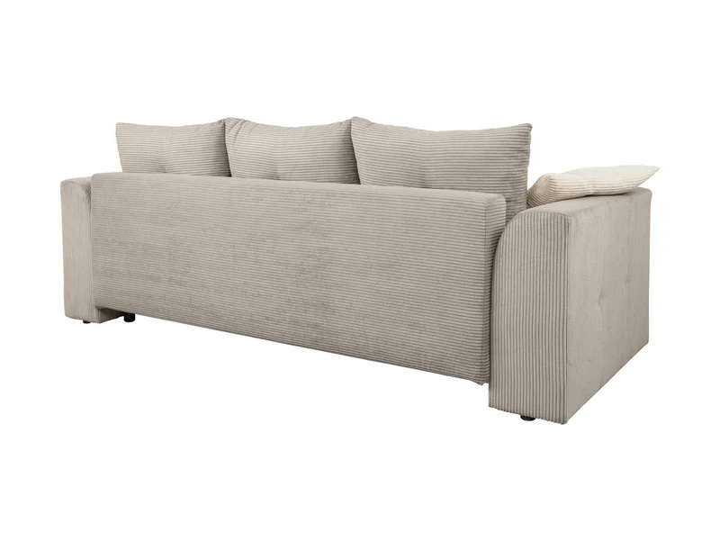 Royal IV Sofa Bed 247 cm – Black | DL Mechanism, 158×195 cm Sleeping Surface & Bedding Storage