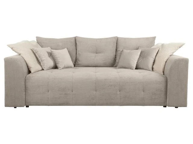 Royal IV Sofa Bed 247 cm – Black | DL Mechanism, 158×195 cm Sleeping Surface & Bedding Storage