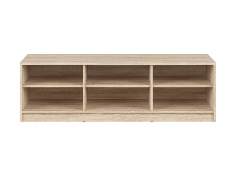 Nepo Plus TV Cabinet – Wide Media Unit with Open Shelves | Sonoma Oak | 138.5 cm
