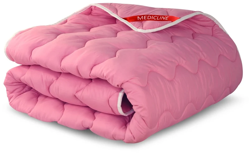 Bettdecke 200 x 220 cm ganzjährig allergikerfreundlich Mikrofaser rosa Silikonfüllungfüllung