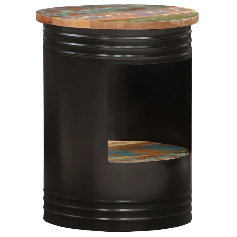 Couchtisch 43x55 cm Altholz Massiv