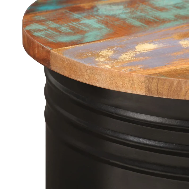 Couchtisch 43x55 cm Altholz Massiv