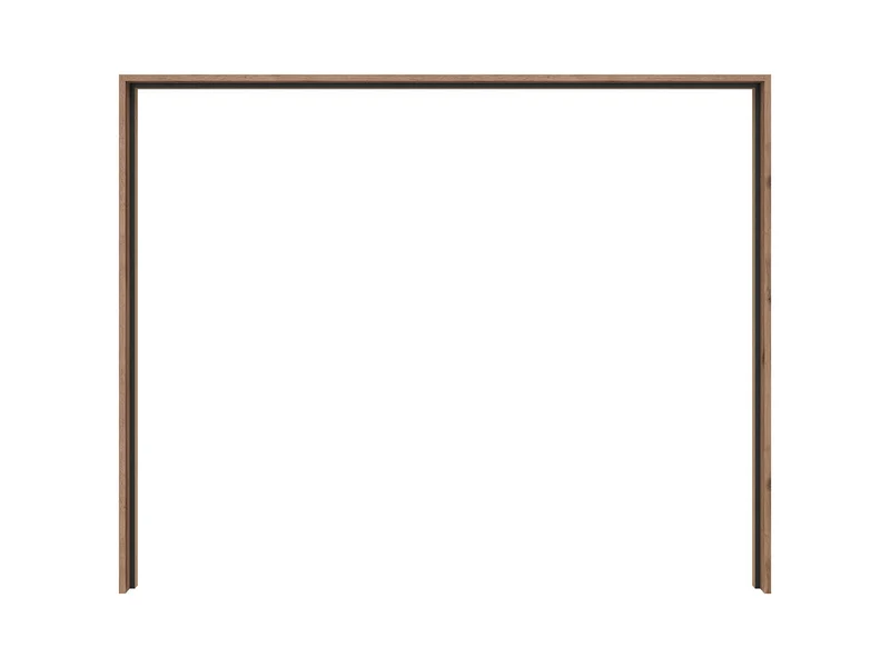 Forn Wardrobe Surround Frame (Passe-Partout) – Trim Kit for Forn 270 Wardrobe | Dark Delano Oak | 280.5×223.5 cm