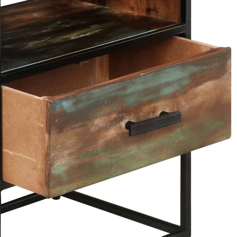 Nachttisch 40x30x50 cm Altholz Massiv