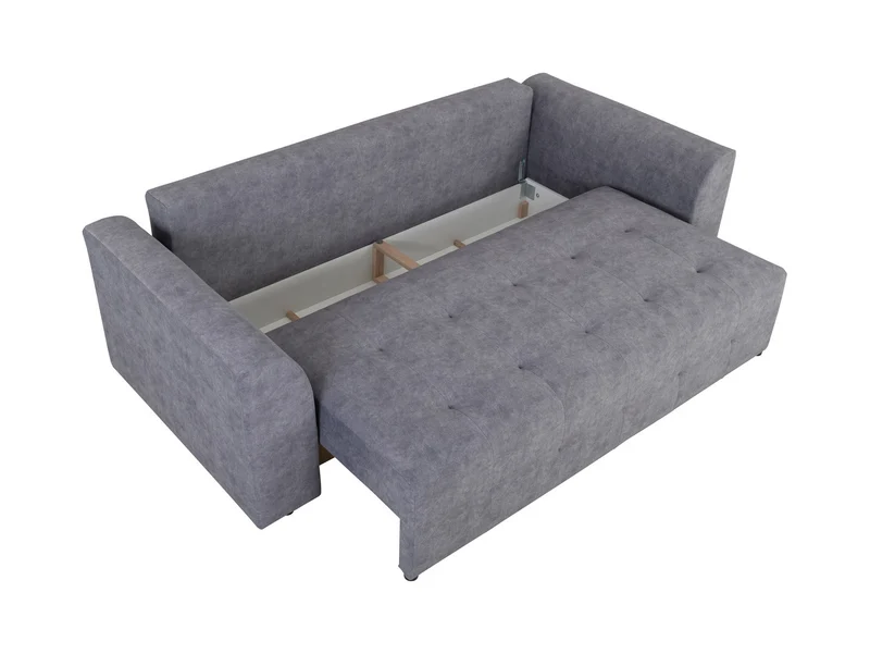 Royal IV 3-Seater Sofa Bed — DL Auto Mechanism, 158x195cm Sleeping Surface, Pet-Friendly Fabric & 6 Cushions, Zoya 11