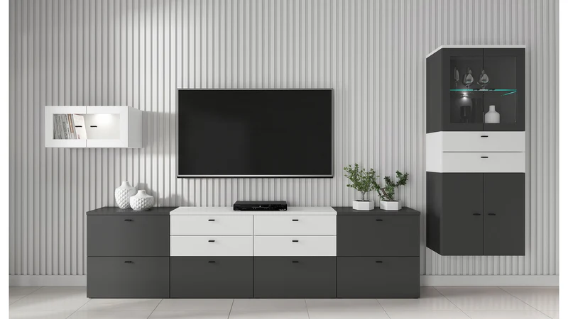 System 64 Top Panel 192cm — Connects & Finishes Modular Units, 2cm Laminated Board, White