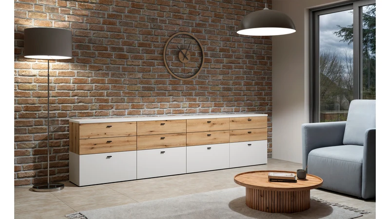 System 64 Top Panel 192cm — Connects & Finishes Modular Units, 2cm Laminated Board, White