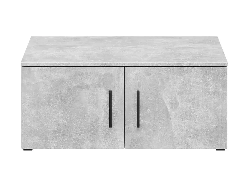 MultiDo Shelving Unit with Doors 80cm — Wall-Mountable or Freestanding, Modular System, Light Atelier