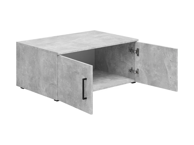 MultiDo Shelving Unit with Doors 80cm — Wall-Mountable or Freestanding, Modular System, Light Atelier