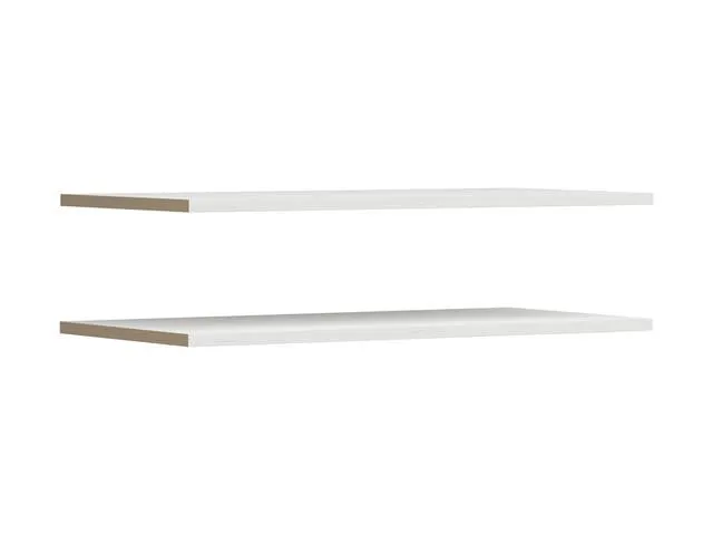 Loksa Wardrobe Shelves 98cm – Andersen Pine White (Set of 2)