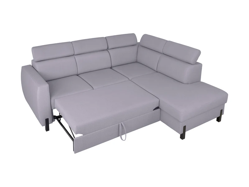 Tulio — Corner Sofa Bed | 245 × 215 cm | Sleeping 130 × 190 cm | Storage | Left or Right-Hand