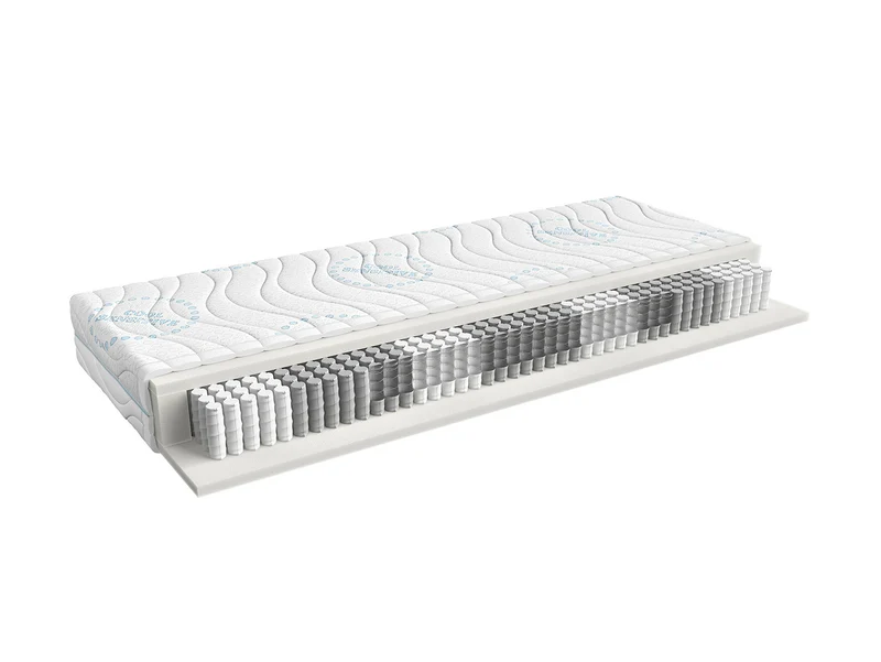 Nepo Plus Bed Set 140×200 – Sonoma Oak | Ergo Basic Slatted Base & Merida Seasonal Mattress