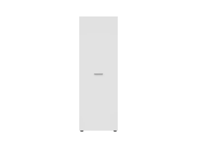 Neno — Open Wardrobe with Hanging Rail & Shelf | 60 × 179 cm | White | Hallway & Dressing Room