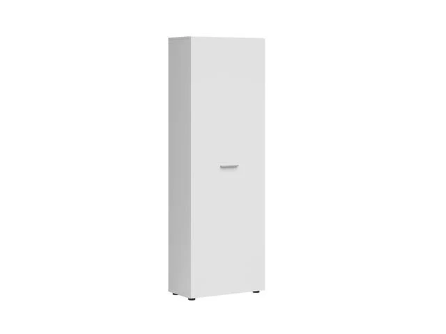 Neno — Open Wardrobe with Hanging Rail & Shelf | 60 × 179 cm | White | Hallway & Dressing Room