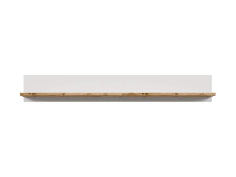 Holten — Wall Shelf | 156 cm | White & Wotan Oak | Max 5 kg