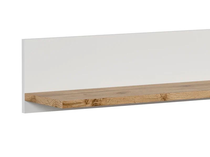 Holten — Wall Shelf | 156 cm | White & Wotan Oak | Max 5 kg