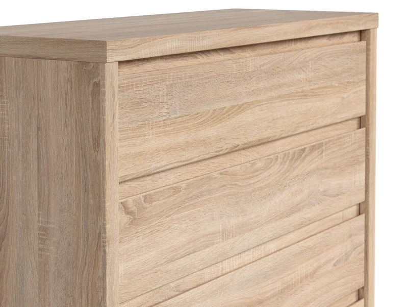 Kaspian 4-Drawer Chest of Drawers 105×92 cm – Wood-Grain Veneer | Sonoma Oak