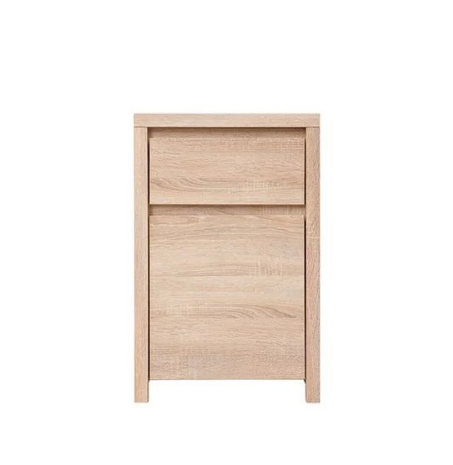 Kaspian Cabinet 49×77 cm – 1 Door, 1 Drawer, Handleless | Sonoma Oak