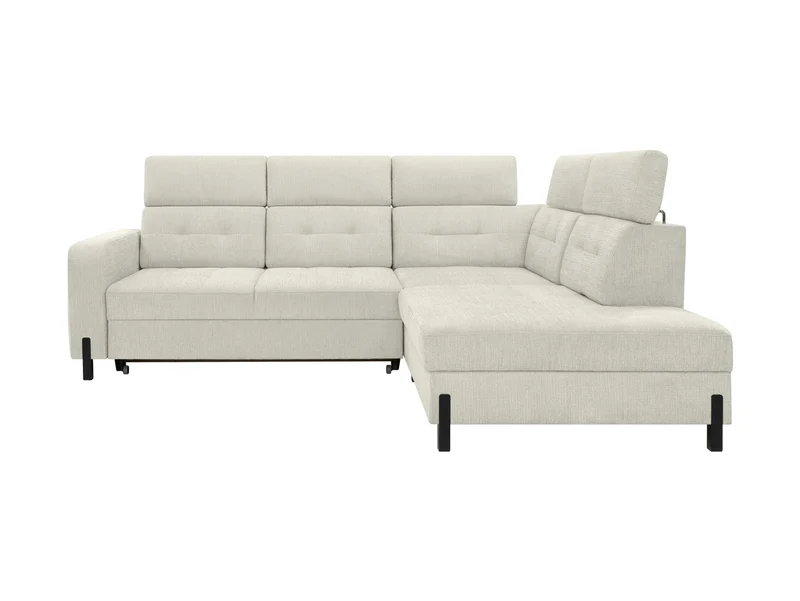 Maxim L Pull-Out Corner Sofa Bed 280x231 cm with Storage – Beige Kansas 4