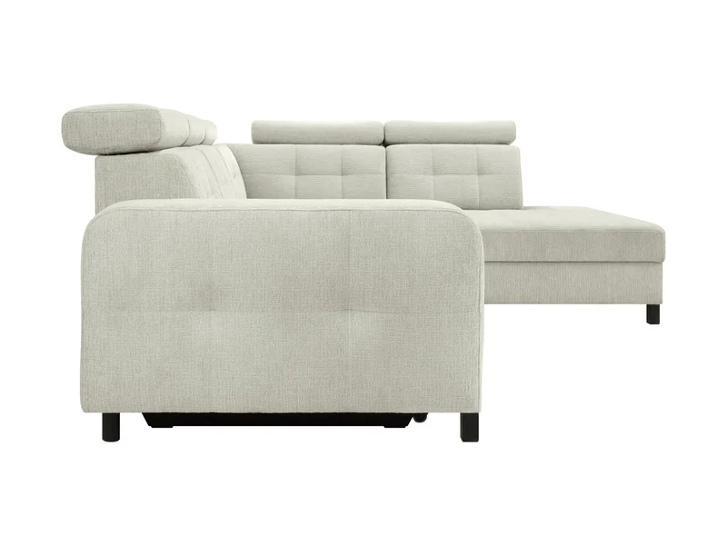 Maxim L Pull-Out Corner Sofa Bed 280x231 cm with Storage – Beige Kansas 4