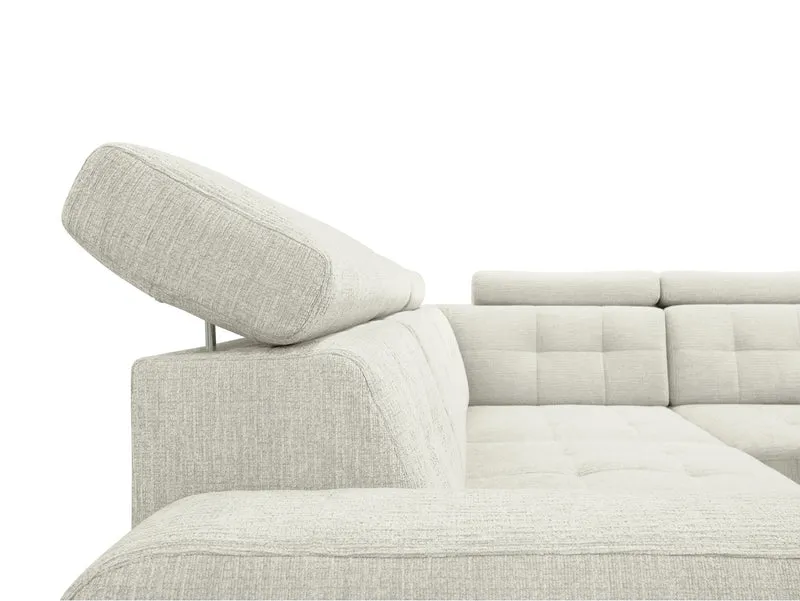 Maxim L Pull-Out Corner Sofa Bed 280x231 cm with Storage – Beige Kansas 4