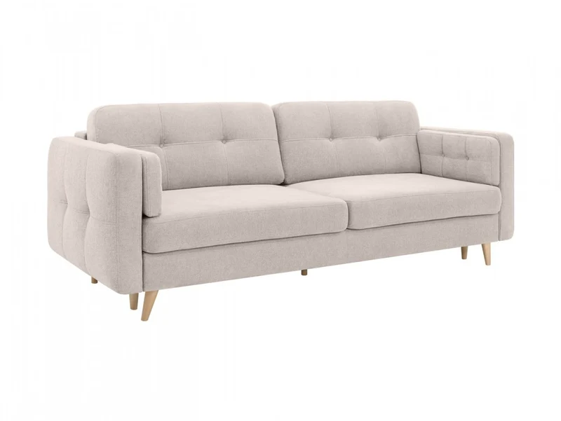 Cornet 3-Seater Sofa Bed 225x109 cm with Storage – Lotus Sand
