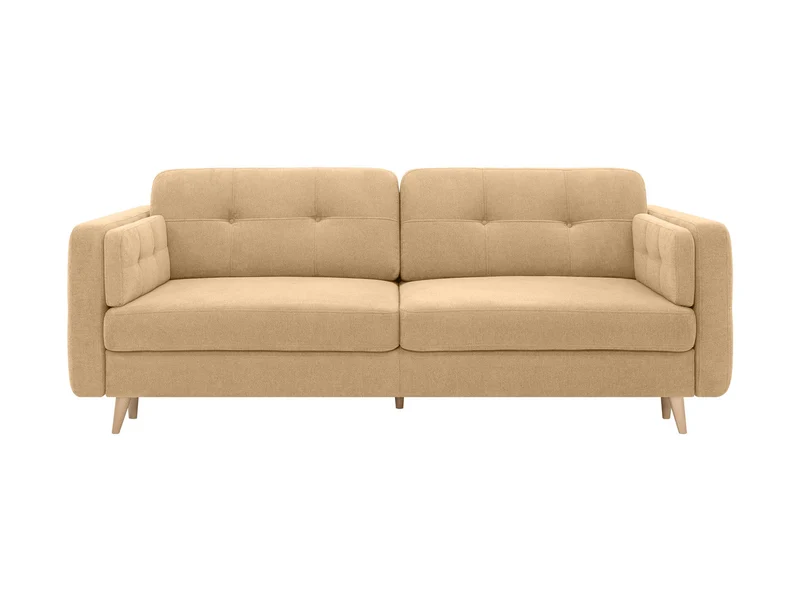Cornet 3-Seater Sofa Bed 225x109 cm with Storage – Lotus Honey