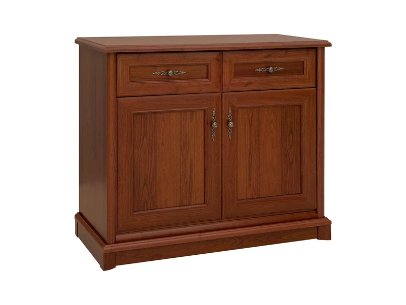 Kent — Chest of Drawers | 2 Drawers & 2 Doors | Chestnut | Classic Modular