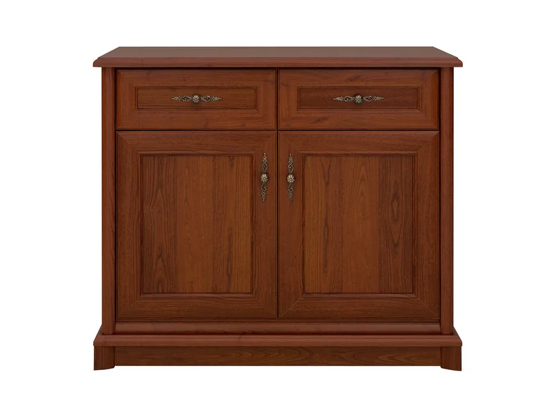 Kent — Chest of Drawers | 2 Drawers & 2 Doors | Chestnut | Classic Modular