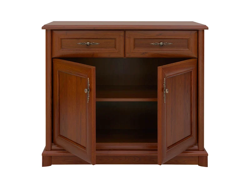 Kent — Chest of Drawers | 2 Drawers & 2 Doors | Chestnut | Classic Modular