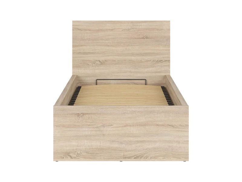 Tetrix — Single Bed 90 × 200 cm with Storage | Sonoma Oak | Mattress Not Included