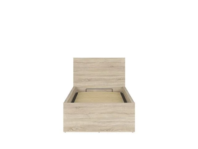 Tetrix — Single Bed 90 × 200 cm with Storage | Sonoma Oak | Mattress Not Included