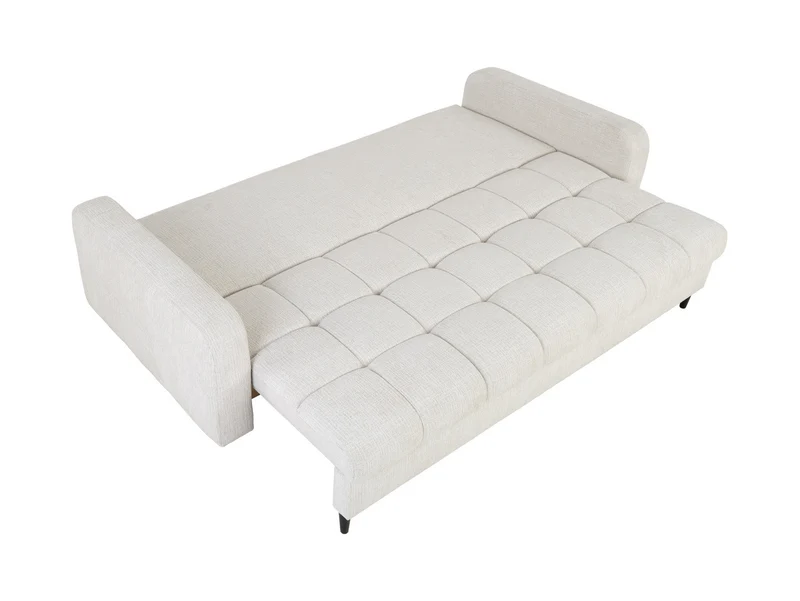 Sorella 3-Seater Sofa Bed 231x105 cm with Storage – Pearl Chenille