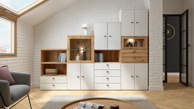 System 64 2-Door Storage Cabinet 64x64 cm – White