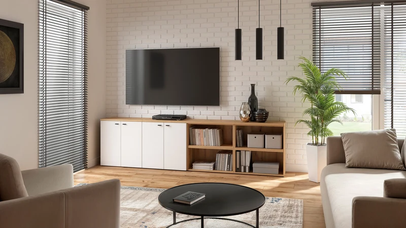 System 64 2-Door Storage Cabinet 64x64 cm – White
