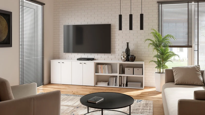 System 64 2-Door Storage Cabinet 64x64 cm – White