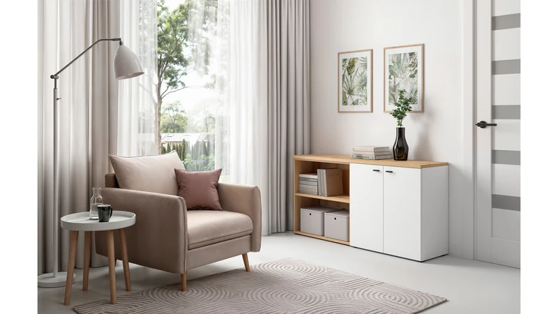 System 64 2-Door Storage Cabinet 64x64 cm – White