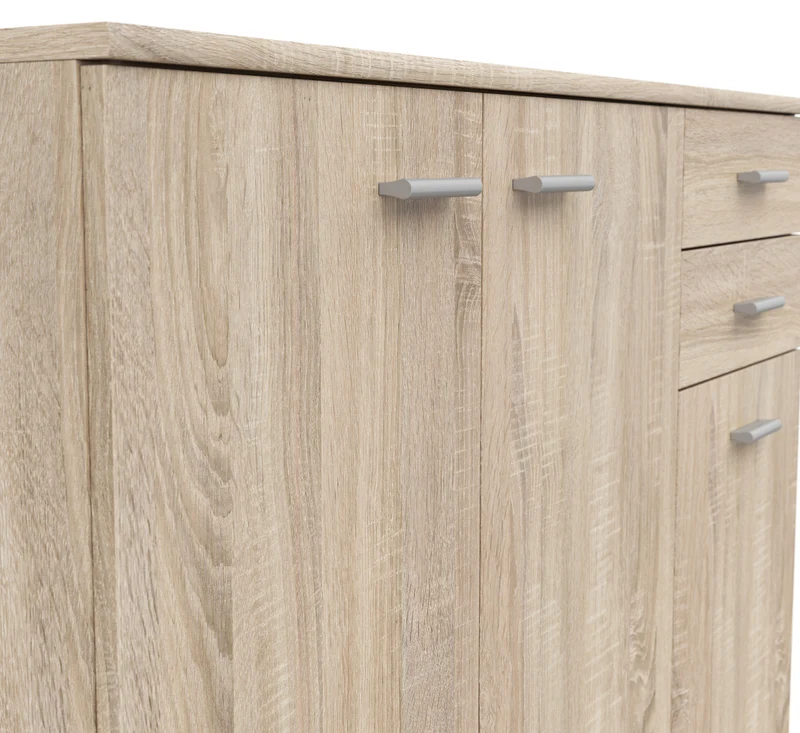 Noeda Chest of Drawers 106x75 cm – Sonoma Oak